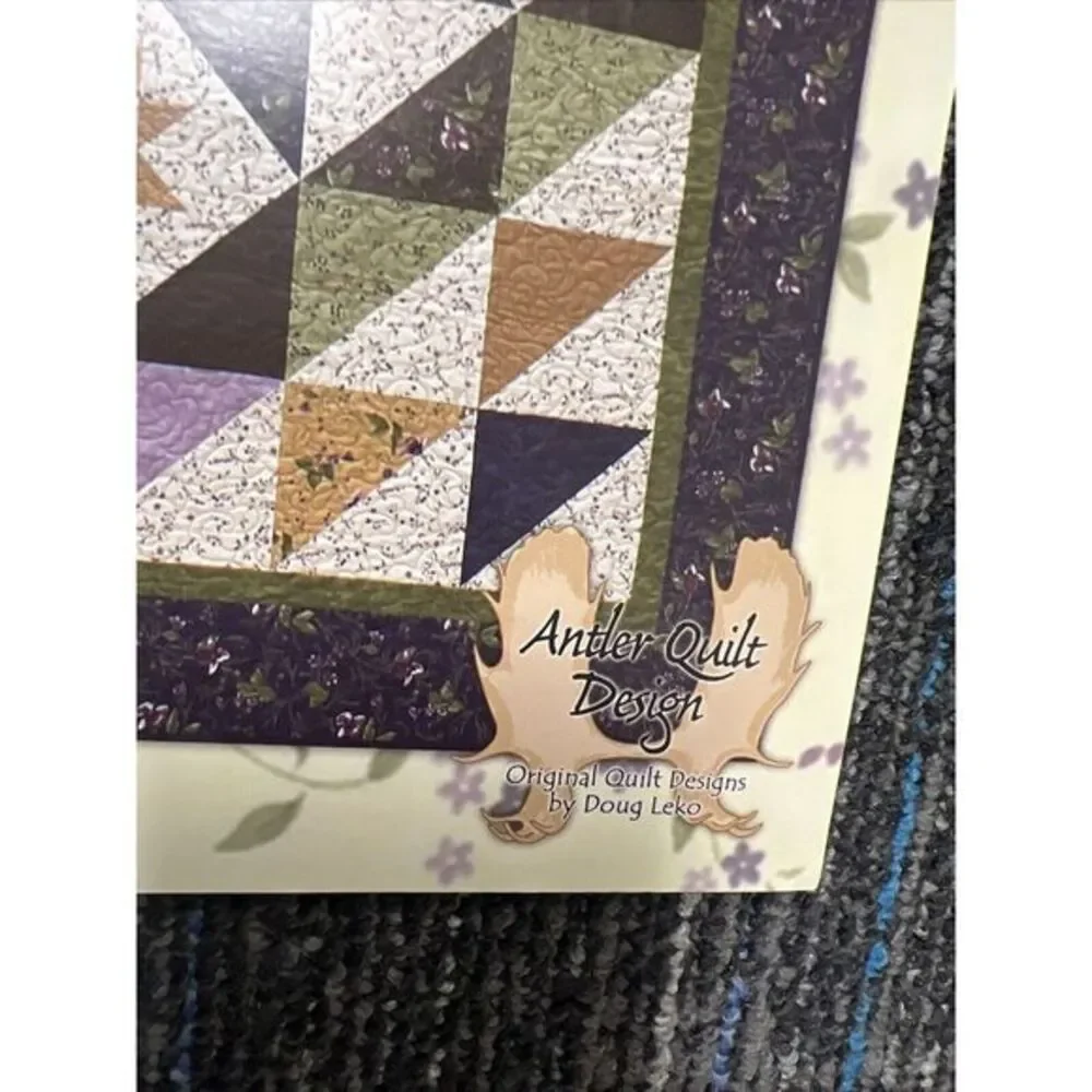GRAND PORTAGE By‎ Doug Leko ANTLER QUILT DESIGN 2015 New Quilting Pattern Book